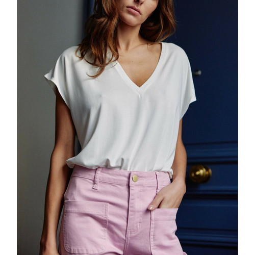 T-Shirt MARCELLINA BIS ecru La Petite Etoile Mode femme