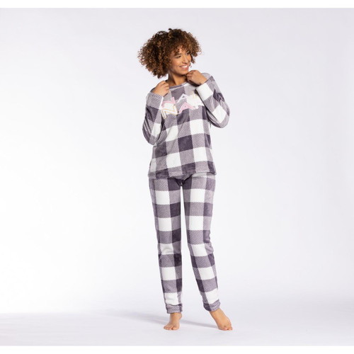 Pyjama Long Femme - Blanc Naf Naf Homewear Naf Naf homewear Mode femme