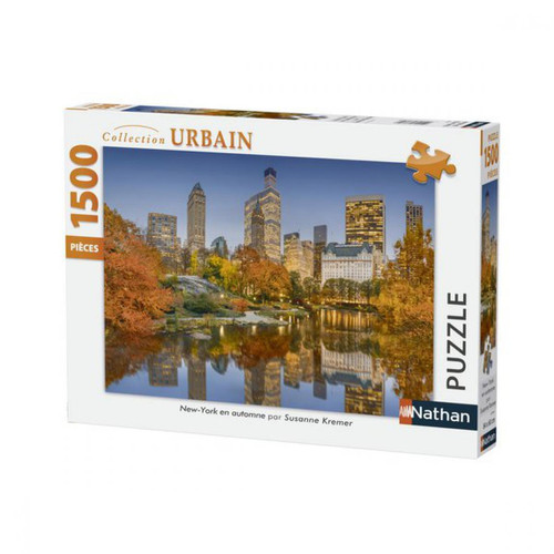 Nathan - Puzzle 1500 pièces - New York en automne - Jeux de société et puzzles
