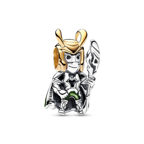 Charm Marvel Loki Doré Pandora Mode femme