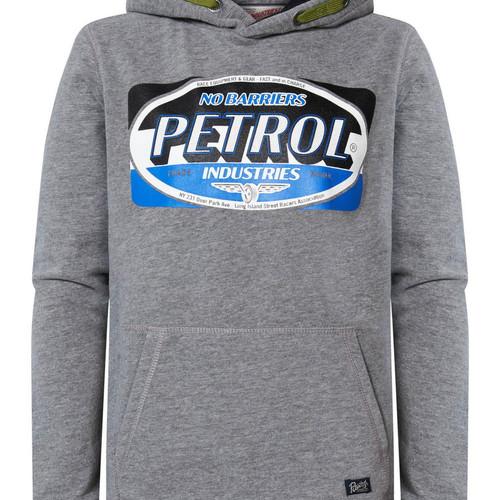 Petrol - Sweat à capuche garçon gris clair - Pull / Gilet / Sweatshirt enfant