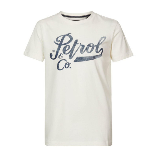 Petrol - Tee-shirt manches courtes blanc - Promos vêtements garçon