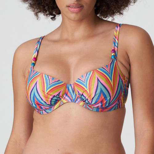 Haut de bikini emboîtant multicolore Prima Donna 
