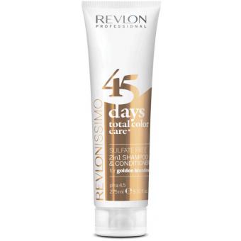 Revlon Professional - Shampooing Et Après-Shampooing Protecteur De Couleur 2en1 45 Days - Golden Blonde - Revlon Professional
