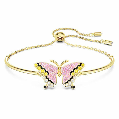 Bracelet Femme 5670053 Pink MUL/GOS M - Idyllia Doré Swarovski Mode femme