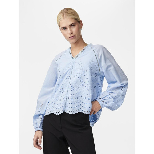 YAS - Top manches longues Turquoise - Blouse femme